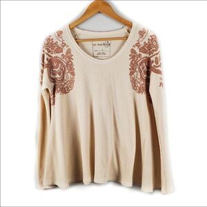 We the free relaxed fit Free People printed thermal size medium